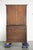 Antique English Oak Bookcase with Upright and Original Glass, 1700s For Sale - Image 5 of 17