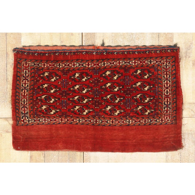 Late 19th Century Turkmen Chuval Bag Face, 02'06 X 03'11 For Sale - Image 11 of 11