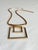 Lisner Vintage 1970s Brutalist Geometric Gold-Tone Pendant Necklace For Sale - Image 4 of 12
