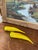Mid 20th Century Pair of Vintage Italian Murano Art Glass Yellow Banana Peppers.. For Sale - Image 5 of 10