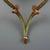 Drop-Shaped Console Table in Fir with Faux Marble Finish For Sale - Image 6 of 10