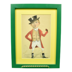 "Dapper Huntsman" C1894 Watercolour by Reginald ?