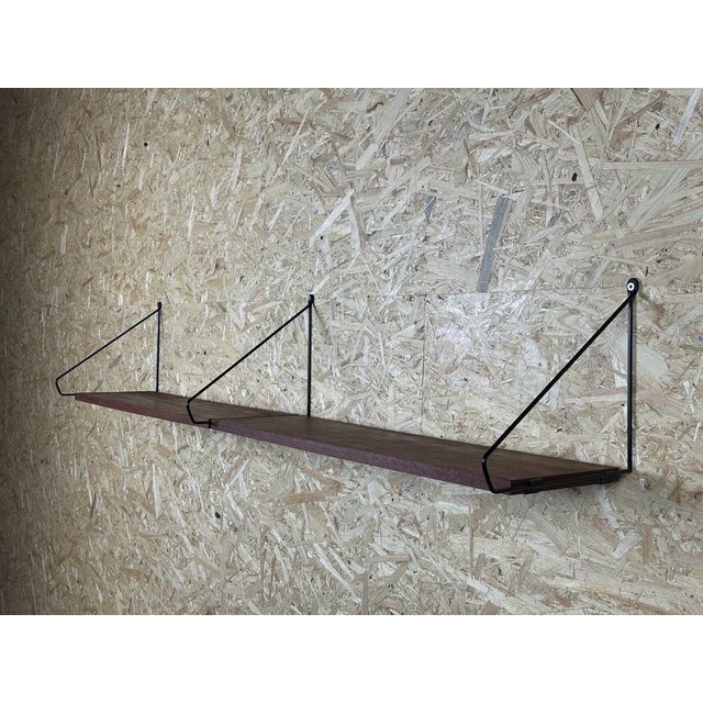 Mid-Century Modern Vintage Teak Wall Shelf from WHB Germany, 1970s For Sale - Image 3 of 14