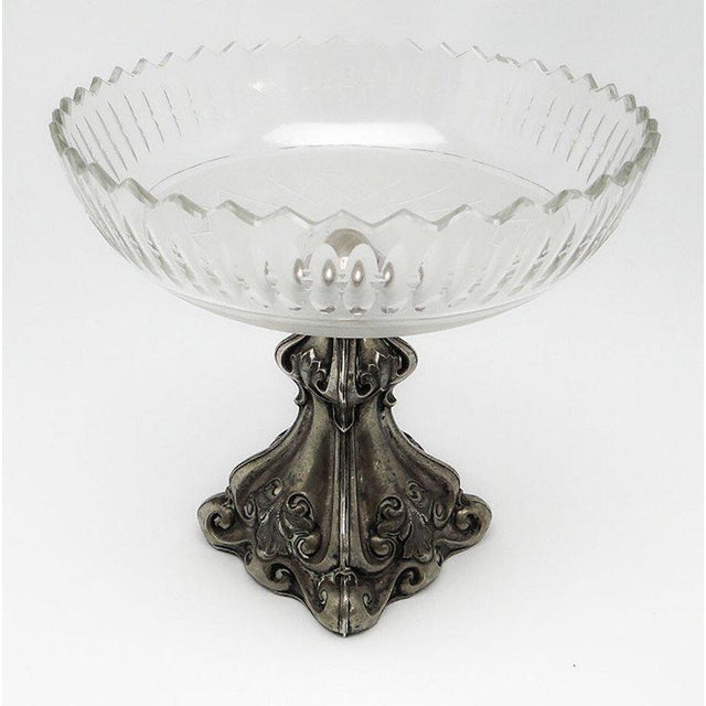 Patera was produced in Vienna between 1880 and 1900. It is made of eclectic style. It is preserved in very good condition.
