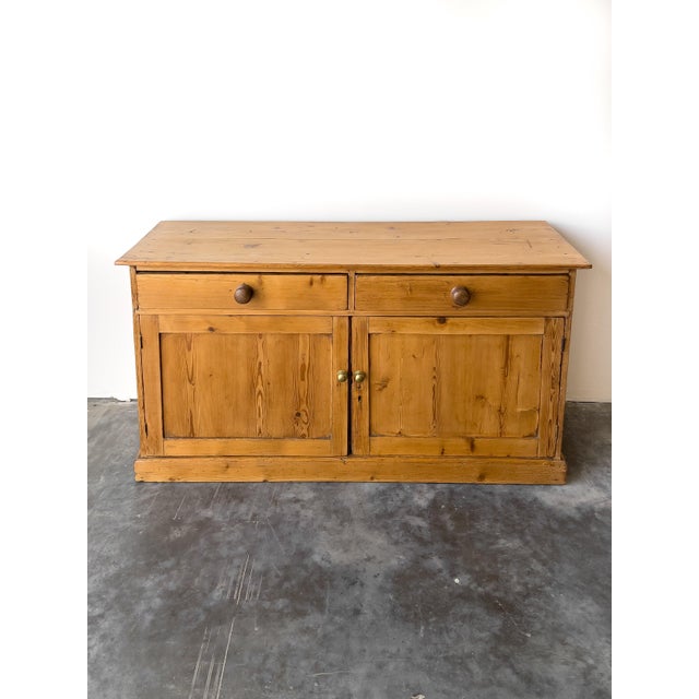 Antique 19th Century English Pine Sideboard For Sale In Portland, OR - Image 6 of 10