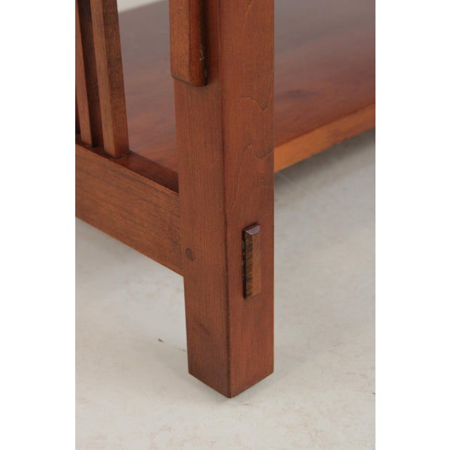 Stickley Cherry 3 Drawer Arts & Crafts Coffee Table For Sale - Image 9 of 15