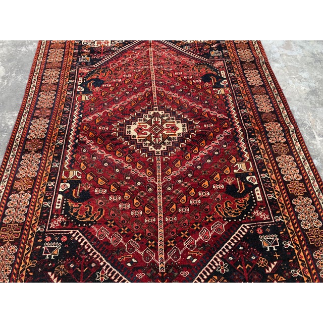 Tribal Early 20th Century 1900s Antique Caucasian Tribal Rug Bedroom Rug For Sale - Image 3 of 9