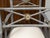 Gray Set of Four Midcentury Italian Metal Armchairs with Brass Rams' Heads For Sale - Image 8 of 9