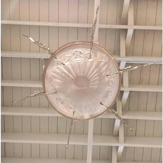 French Art Deco Chandelier Signed by Degue with Mythical Horses For Sale In New York - Image 6 of 12