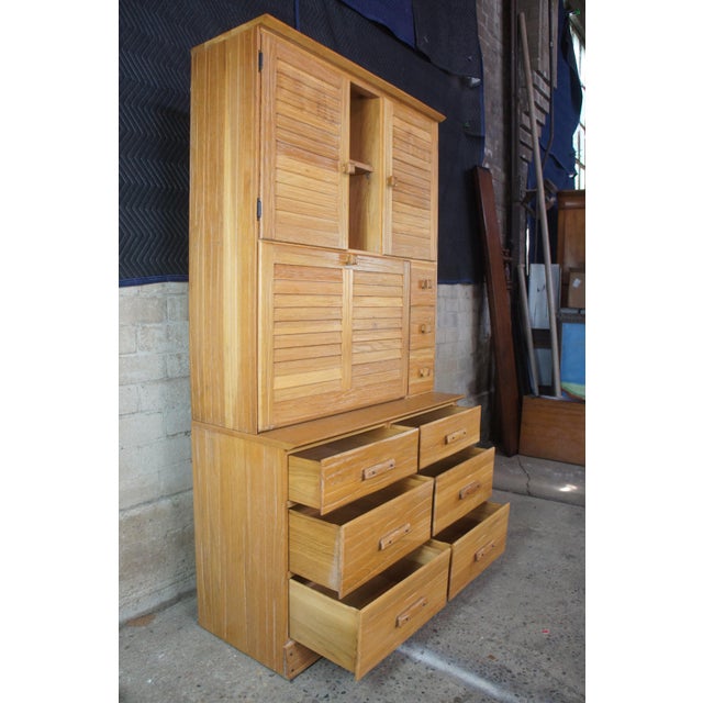 Brandt Ranch Oak Secretary Desk with Hutch 2947 Chairish