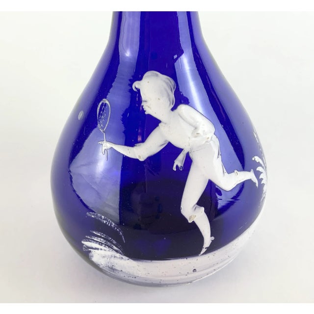 Late 19th Century Mary Gregory Glass Bottle For Sale In Los Angeles - Image 6 of 13