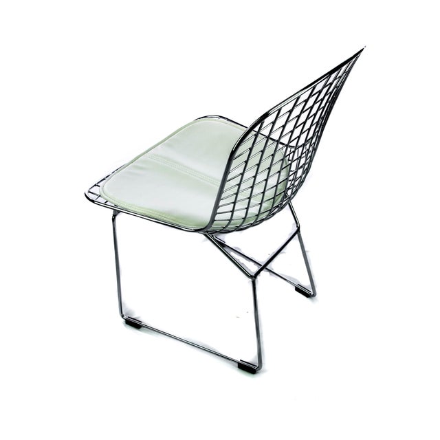 Vintage Mid Century Chrome Mesh Chair For Sale In Nashville - Image 6 of 8