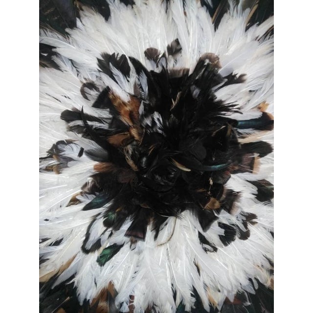 Juju Hat Natural and White of 31" - 80 Cm For Sale In Washington DC - Image 6 of 6