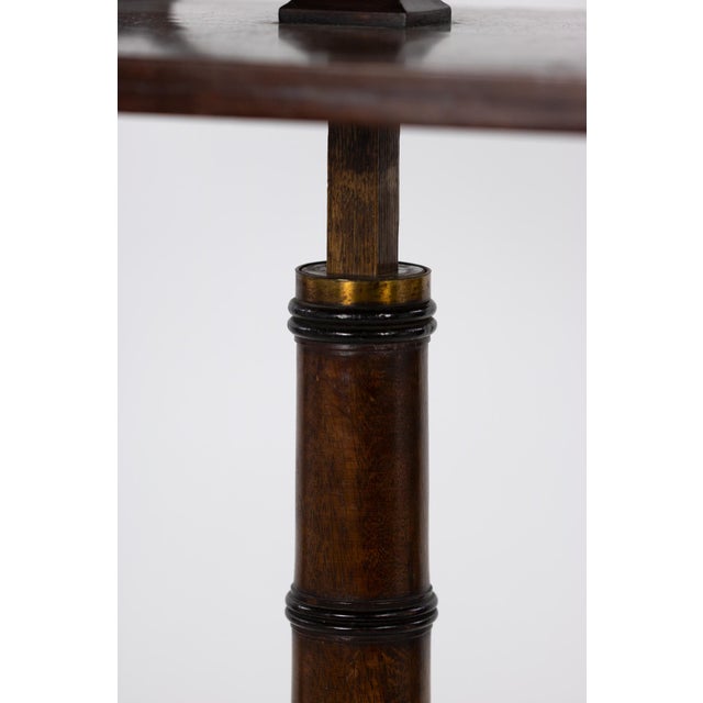 Traditional Early 19th Century English Regency Walnut Duet Stand For Sale - Image 3 of 13