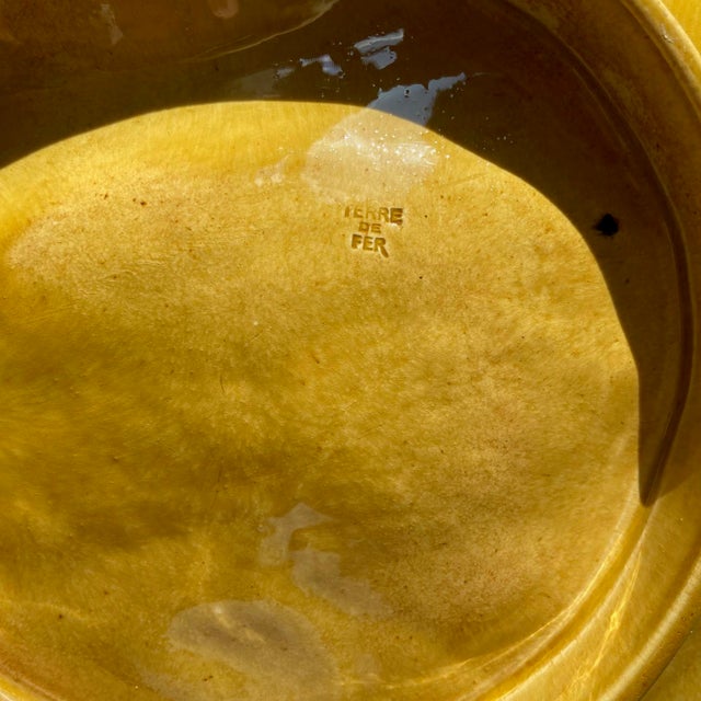 French Majolica Asparagus Plates attributed to Creil & Montereau, 1890s, Set of 3 For Sale - Image 10 of 11