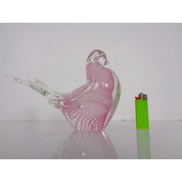 1960s Pink Murano Glass Bird, Italy, 1960s For Sale - Image 5 of 18
