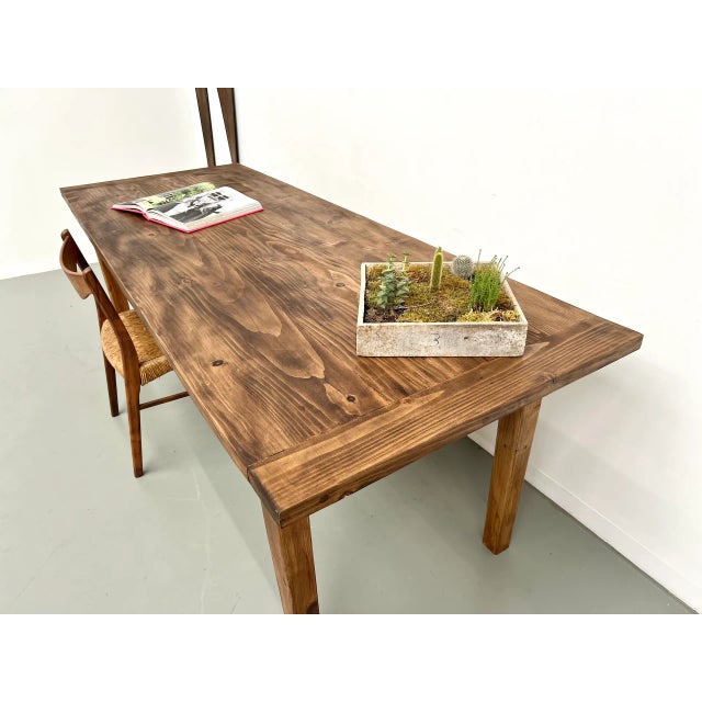 Large Pine Table, 1970s For Sale - Image 18 of 18