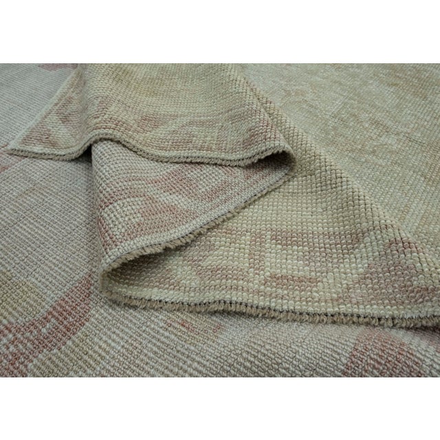 Textile Turkish Oushak Rug 9'10" x 14'2" #18553 For Sale - Image 7 of 8