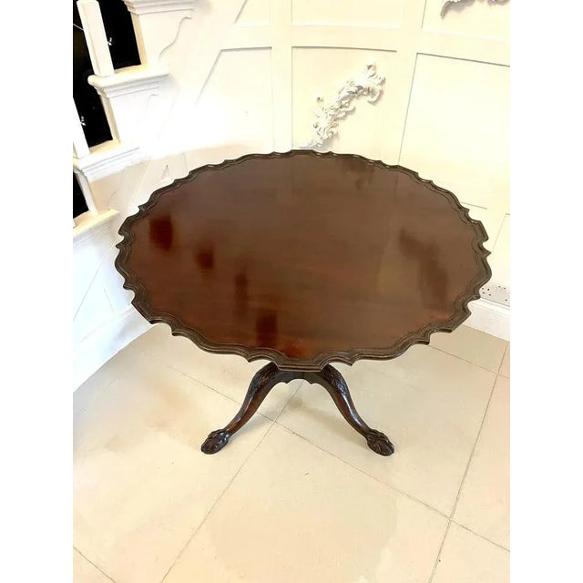 Antique George III Mahogany Centre Table, 1800 For Sale - Image 3 of 12