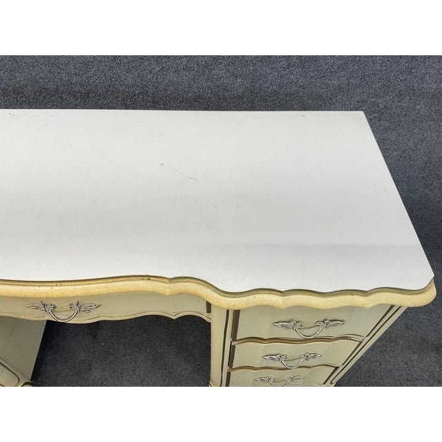 Vintage French Provincial Desk For Sale - Image 6 of 10