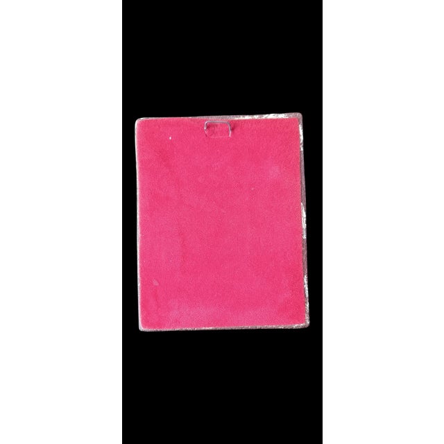 Vintage Ceramic Mirror by Olivier Pettit, 1960s For Sale - Image 6 of 7
