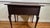 Oak Queen Anne Lowboy Writing Desk With Cabriole Legs For Sale - Image 6 of 6