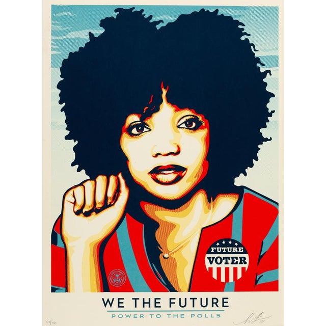 Shepard Fairey, Power to the Polls, Screenprint For Sale - Image 5 of 5