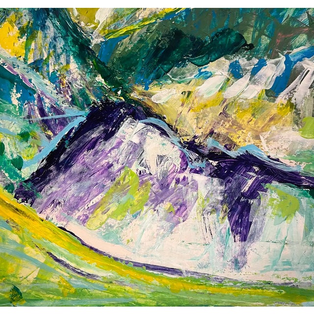Jean Krille, Landscape 133 (Utah), Oil on Canvas, 1988 For Sale - Image 9 of 10