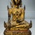 Ntique Early 1800s Gold Gilded Bronze Thai Rattanakosin Buddha Statue Sculpture For Sale In New York - Image 6 of 18
