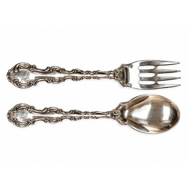 Early 20th Century Gorham Sterling Silver Flatware Set - 125 Pcs For Sale - Image 9 of 11