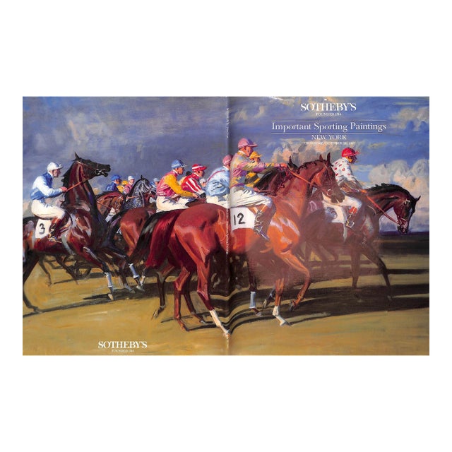 Important Sporting Paintings - October 29, 1987 Sotheby's New York For Sale