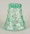 Glass Art Deco Vase in Green Art Glass by Pierre Gire, 1940s For Sale - Image 7 of 9