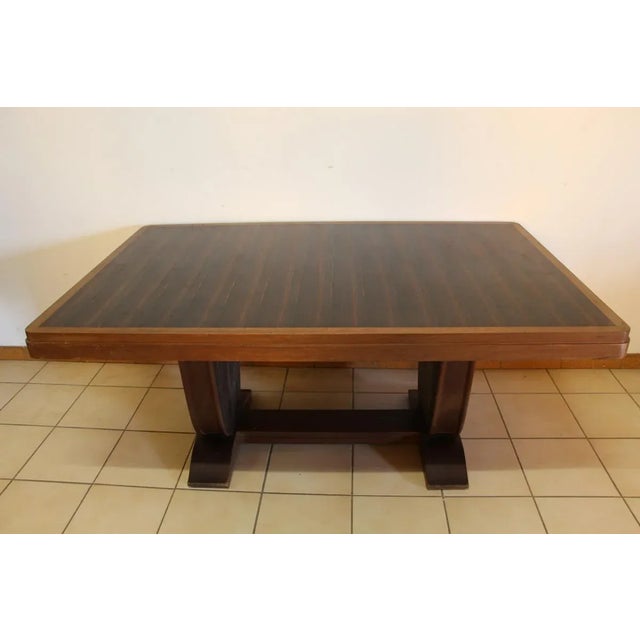 Art Deco Macassar Ebony Dining Table, 1930s For Sale - Image 9 of 13