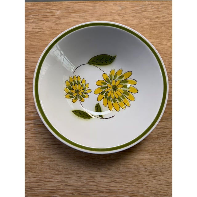 1970s Mikasa "Tampa" Dinnerware Set, 12 Place Settings, Avocado Green & Yellow - 74 pcs For Sale - Image 11 of 13