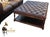 Coffee Chesterfield Square Arm Leather Sofa, a Stunning Blend of MCM Design and Classic Craftsmanship. For Sale - Image 8 of 9