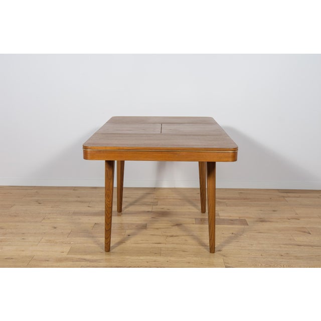 Dining Table by Bohumil Landsman for Jitona, Czechoslovakia, 1960s For Sale - Image 11 of 18