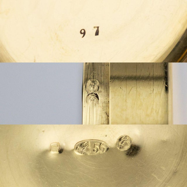 Metal Antique Russian 14k Gold & Enamel Pill Box, 1900s For Sale - Image 7 of 9