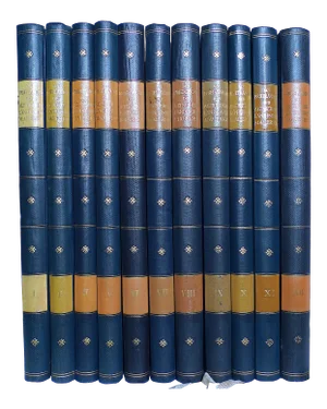 1920s Decorative and Illustrated Volume Set, Max Jakob Friedländer's Die Altniederländische Malerei (Early Netherlandish Painting) - 11 Books