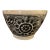 Vintage Hand Carved Ceramic Bowl in Sgraffito Technique - Signed For Sale