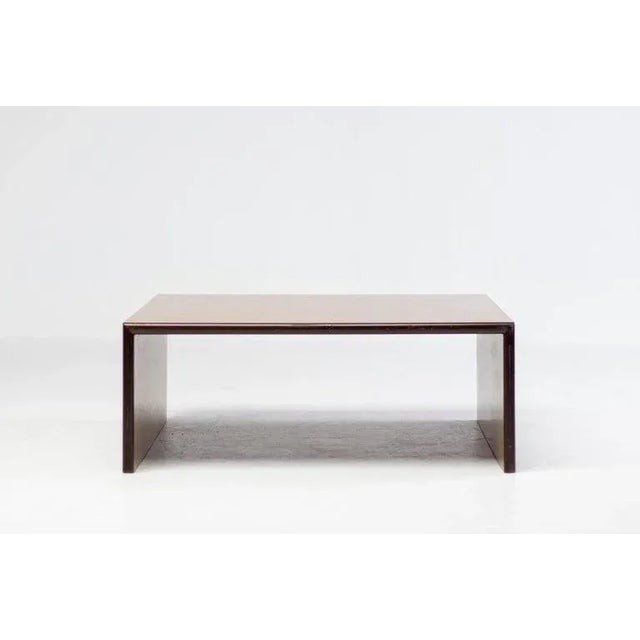 1960s Italian Architectural Vaneer Book-Matched Coffee Tables For Sale - Image 5 of 9