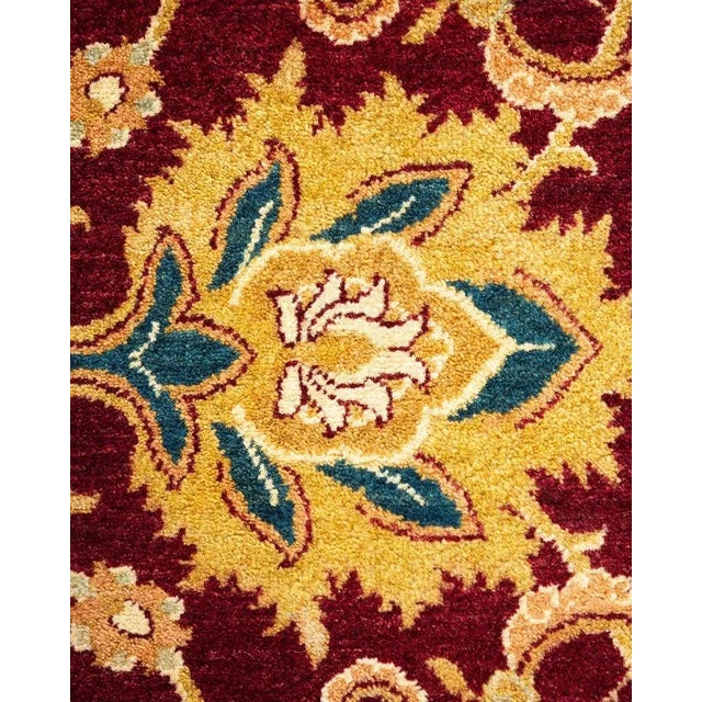 Traditional Mogul, One-of-a-Kind Hand-Knotted Area Rug in Red, 8' 0" x 10' 4" For Sale - Image 3 of 8