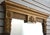 Traditional Regency Style Black & Gold Mirror W. Lion Heads For Sale - Image 3 of 9