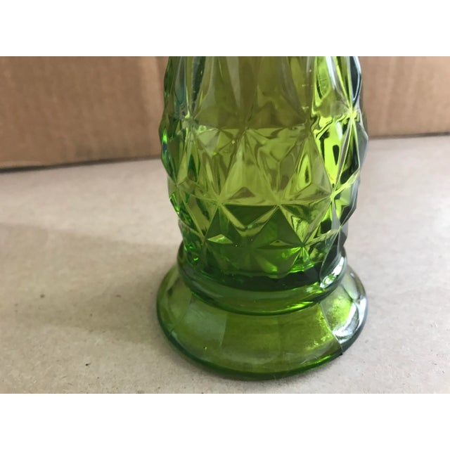 Vintage “Rainbow” Hand Blown Vase For Sale - Image 4 of 6