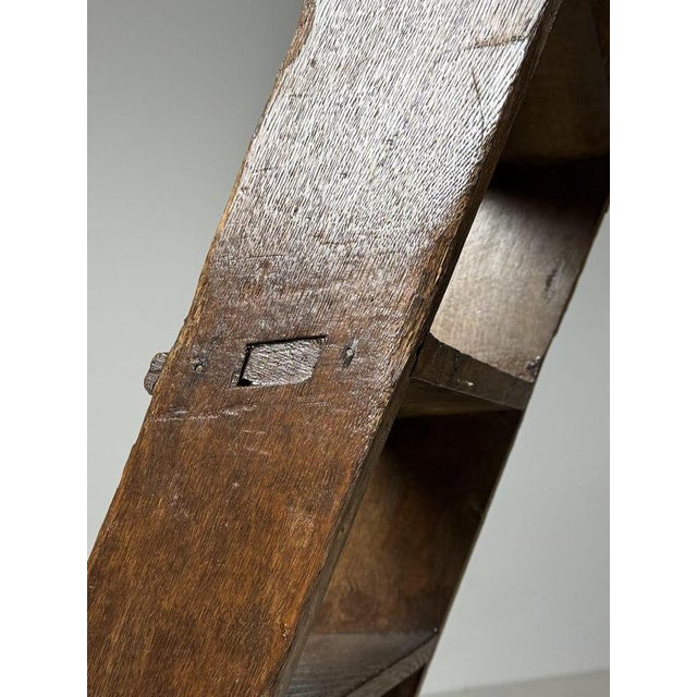 Eglish nOak Library Stairs For Sale - Image 10 of 18