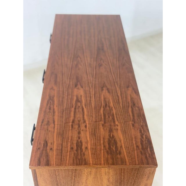 Brown Vintage Shoe Cabinet in Teak For Sale - Image 8 of 10