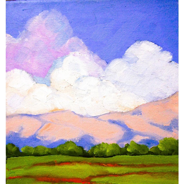 California Valley Poppies Lynne French Landscape O/C Painting 11x14 For Sale - Image 4 of 4