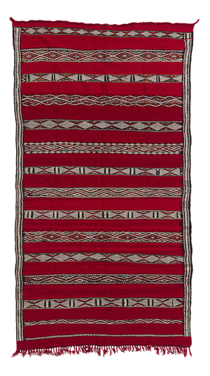 Vintage Handwoven Berber Rug, Morocco, 2000s