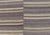 Elegant Vintage Turkish Kilim Rug With Mauve and Yellow Stripes 9'6 X 11'0 For Sale In Atlanta - Image 6 of 10