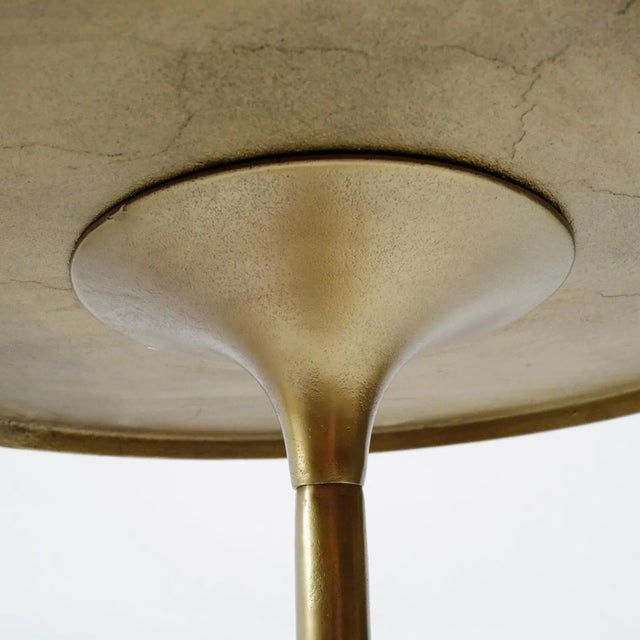 2020s Belina Brass Finish Bistro Table For Sale - Image 5 of 6
