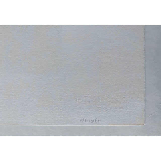 Efraim Fima, Chinese Israeli Modernist Still Life Lithograph Abstract Flowers in Vase For Sale - Image 9 of 10